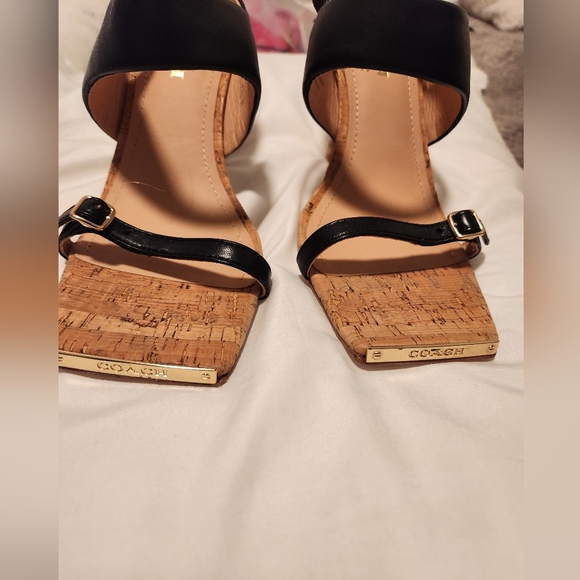 Coach square stiletto heels - Picture 3 of 6